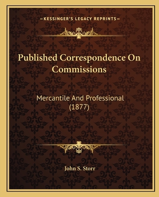 Published Correspondence On Commissions: Mercan... 1164853910 Book Cover