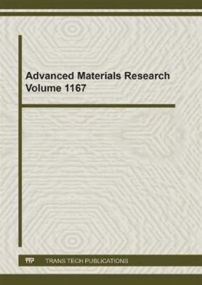 Paperback Advanced Materials Research Vol. 1167 Book