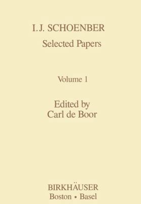 I.J. Schoenberg Selected Papers 1461284112 Book Cover