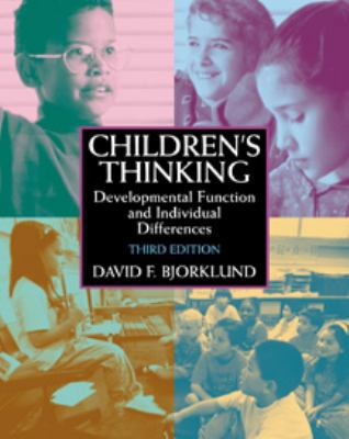 Children S Thinking: Developmental Function and... 0534356605 Book Cover
