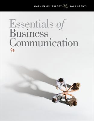 Essentials of Business Communication (with Stud... B01JPG116Q Book Cover