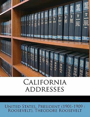 California Addresses 1177526654 Book Cover