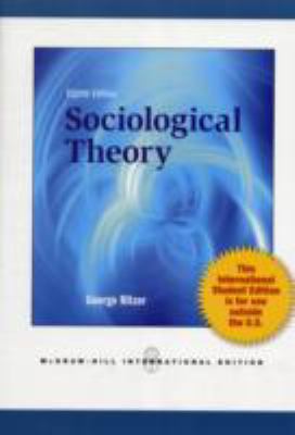 Sociological Theory 0071315373 Book Cover