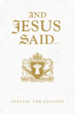 And Jesus Said... (New Living Translation) 1414316585 Book Cover