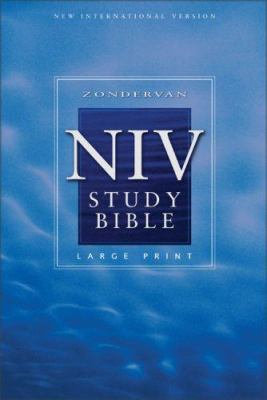 Study Bible-NIV-Large Print [Large Print] 0310929717 Book Cover