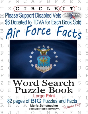 Circle It, Air Force Facts, Word Search, Puzzle... [Large Print] 1945512709 Book Cover