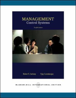 Management Control Systems 0071254102 Book Cover