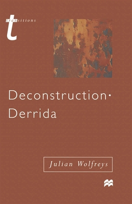 Deconstruction - Derrida 0333687760 Book Cover