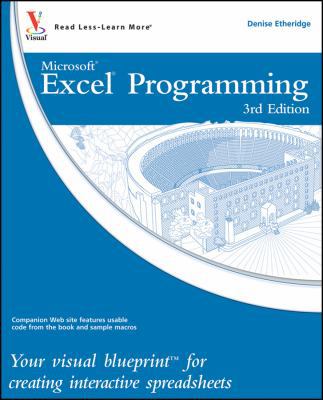 Excel Programming: Your visual blueprint for cr... 0470591595 Book Cover