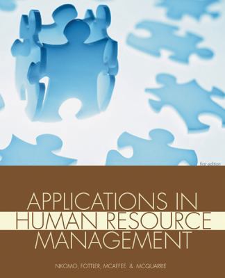 APPLICATIONS IN HUMAN RES.MGMT 017625143X Book Cover