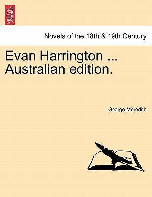 Evan Harrington ... Australian Edition. 1241222126 Book Cover