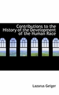 Contributions to the History of the Development... 0554778475 Book Cover