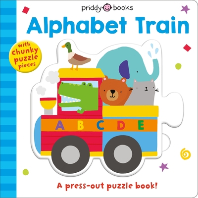 Puzzle and Play: Alphabet Train: A Press-Out Pu... 1684490944 Book Cover