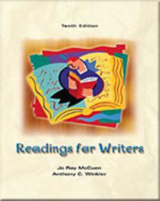 Readings for Writers, School Binding 0030644224 Book Cover
