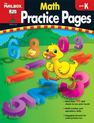 Math Practice Pages (Gr. K) 1562347926 Book Cover