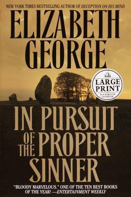 In Pursuit of the Proper Sinner [Large Print] 037572799X Book Cover