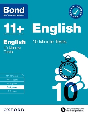 Bond 11+: Bond 11+ English 10 Minute Tests with... 0192784951 Book Cover