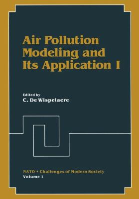 Air Pollution Modeling and Its Application I 1461333466 Book Cover
