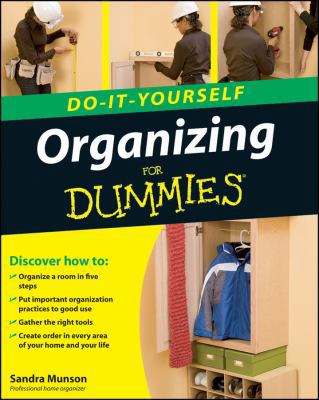 Do-It-Yourself Organizing for Dummies 0470431113 Book Cover