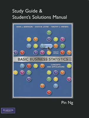 Student Solutions Manual for Basic Business Sta... 013216843X Book Cover