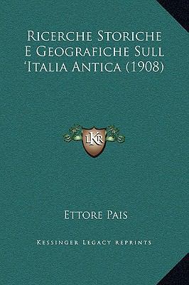 Ricerche Storiche E Geografiche Sull 'Italia An... 1169368832 Book Cover