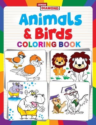 Animals And Birds Colouring Book 9363240037 Book Cover