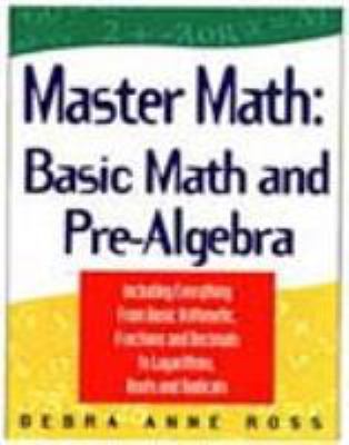 Master Math: Basic Math and Pre-Algebra (Master... 1564142140 Book Cover