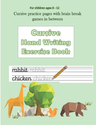 Cursive Hand Writing Practice Book: Learn cursi... B09TDW4ZDQ Book Cover