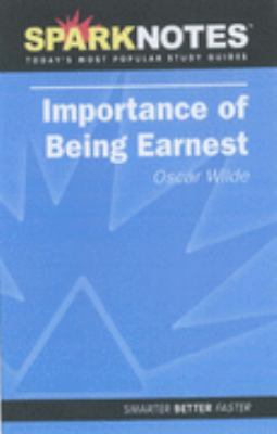 The Importance of Being Earnest (SparkNotes Lit... 1411402502 Book Cover