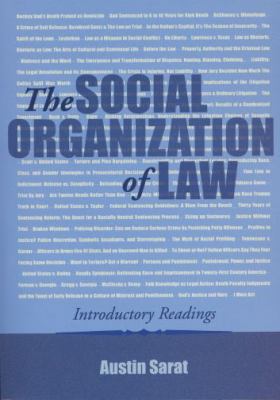 The Social Organization of Law: Introductory Re... 019533034X Book Cover