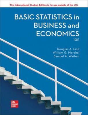 Basic Statistics in Business and Economics (ISE... 1260597571 Book Cover