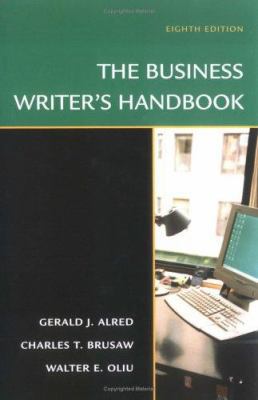 The Business Writer's Handbook, Eighth Edition 0312352689 Book Cover