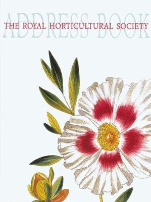 The Royal Horticultural Society Address Book 0711217483 Book Cover