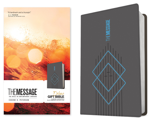 The Message Deluxe Gift Bible (Leather-Look, Ch... 1641586095 Book Cover