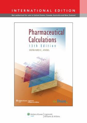 Pharmaceutical Calculations Internationa 1451109024 Book Cover