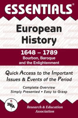 European History: 1648 to 1789 Essentials 0878917071 Book Cover