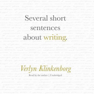 Several Short Sentences about Writing Lib/E 1538489309 Book Cover