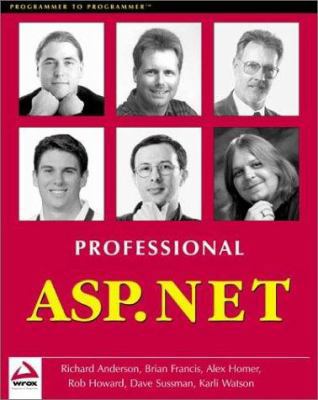 Professional ASP.NET 1861004885 Book Cover