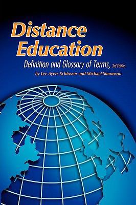 Distance Education: Definition and Glossary of ... 1607521385 Book Cover