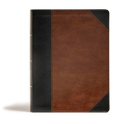 CSB Tony Evans Study Bible, Black/Brown Leather... 1535971134 Book Cover