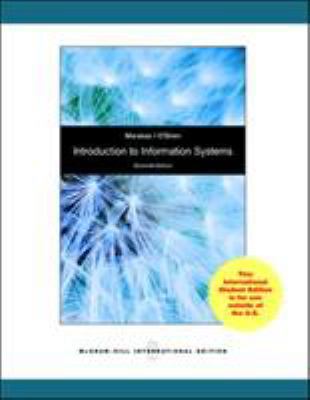 Introduction to Information Systems 0071318046 Book Cover