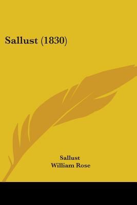 Sallust (1830) 1104460882 Book Cover