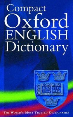 Compact Oxford English Dictionary 019861022X Book Cover