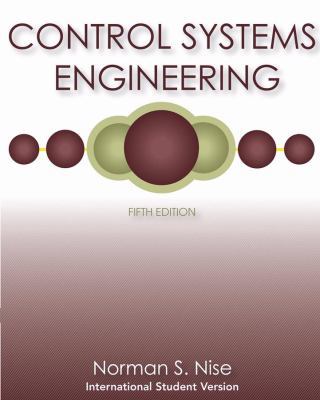 Control Systems Engineering, International Stud... 0470169974 Book Cover