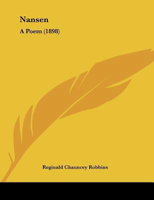 Nansen: A Poem (1898) 1120331552 Book Cover