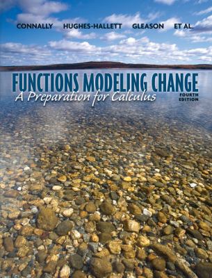Functions Modeling Change: A Preparation for Ca... 0470484748 Book Cover