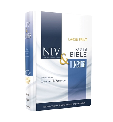 Side-By-Side Bible-PR-NIV/MS-Large Print: Two B... [Large Print] 0310436850 Book Cover