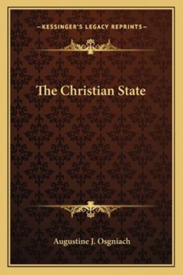 The Christian State 1162987502 Book Cover