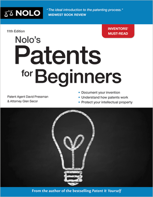 Nolo's Patents for Beginners 1413331882 Book Cover