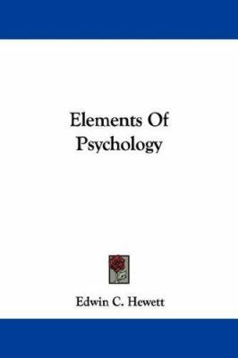 Elements Of Psychology 1430449403 Book Cover